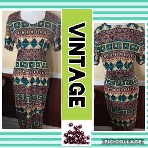 Vtg Betsey Lauren shift